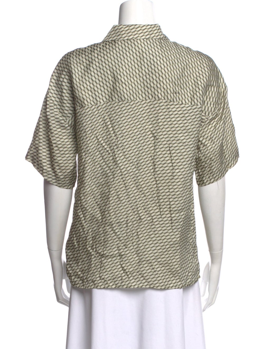 KITH Silk Patterned Button-Up Top - image 3