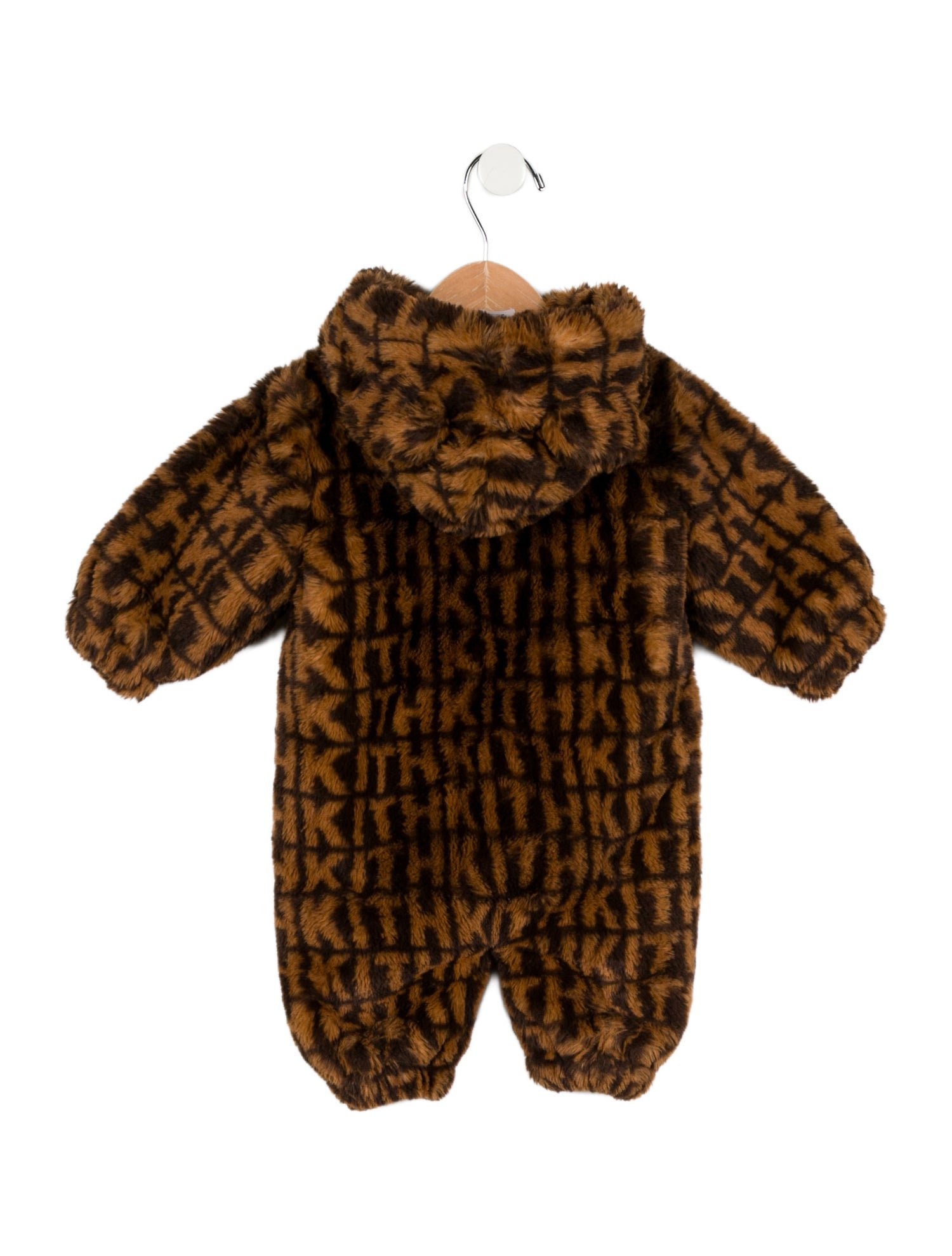 Kith Kids Infant Girls' Monogram Teddy Coverall