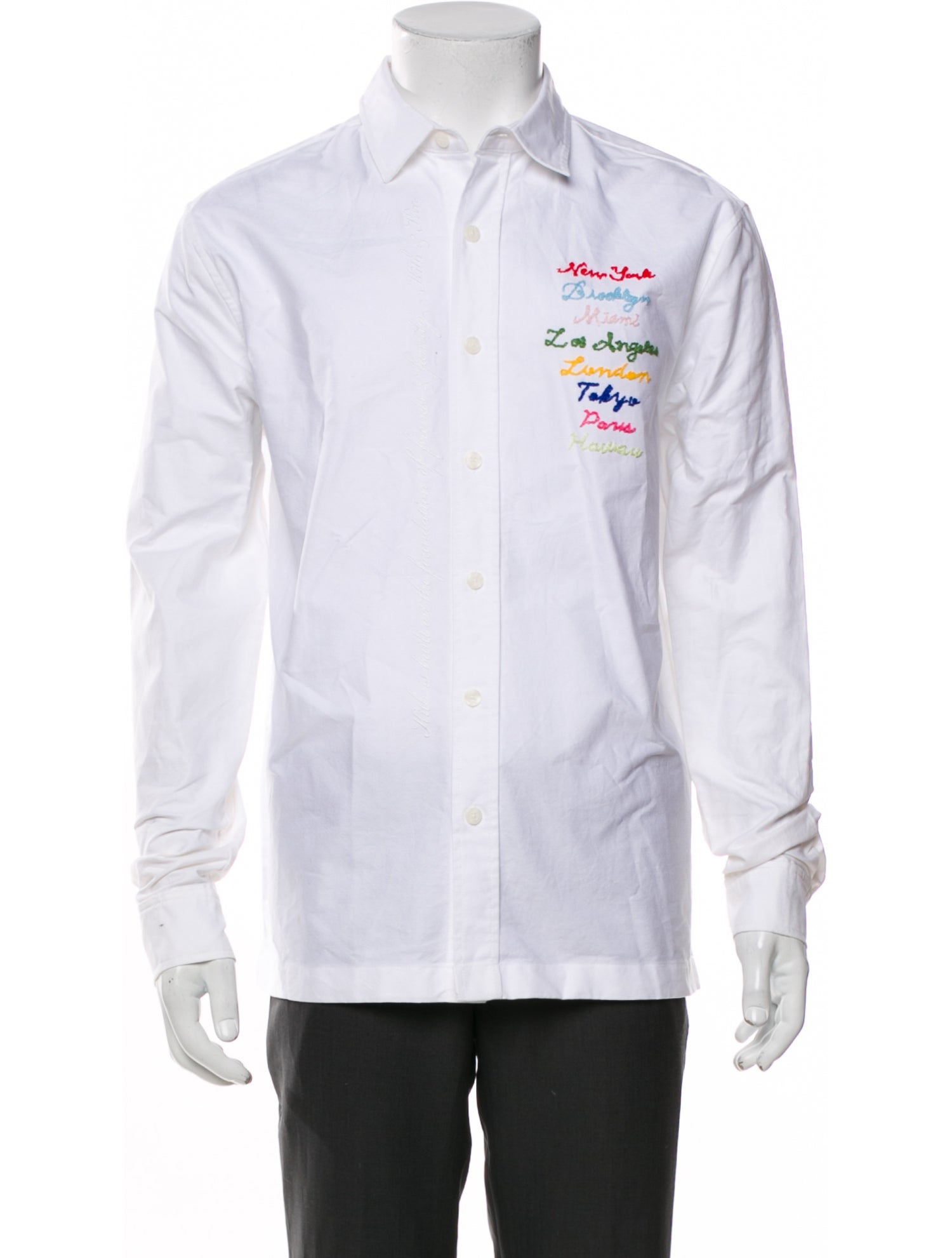 KITH Graphic Print Long Sleeve Dress Shirt