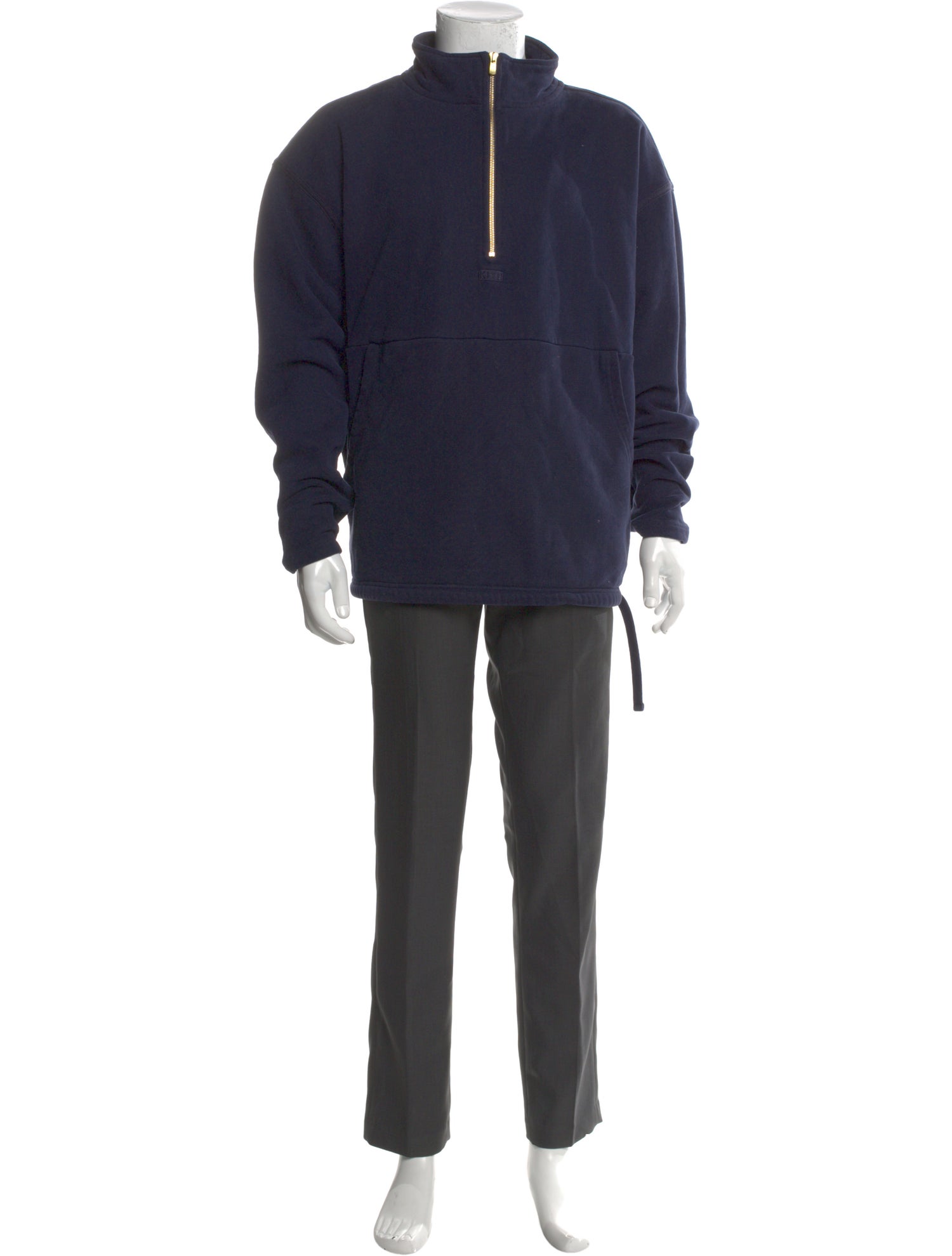 KITH Mock Neck Long Sleeve Hoodie