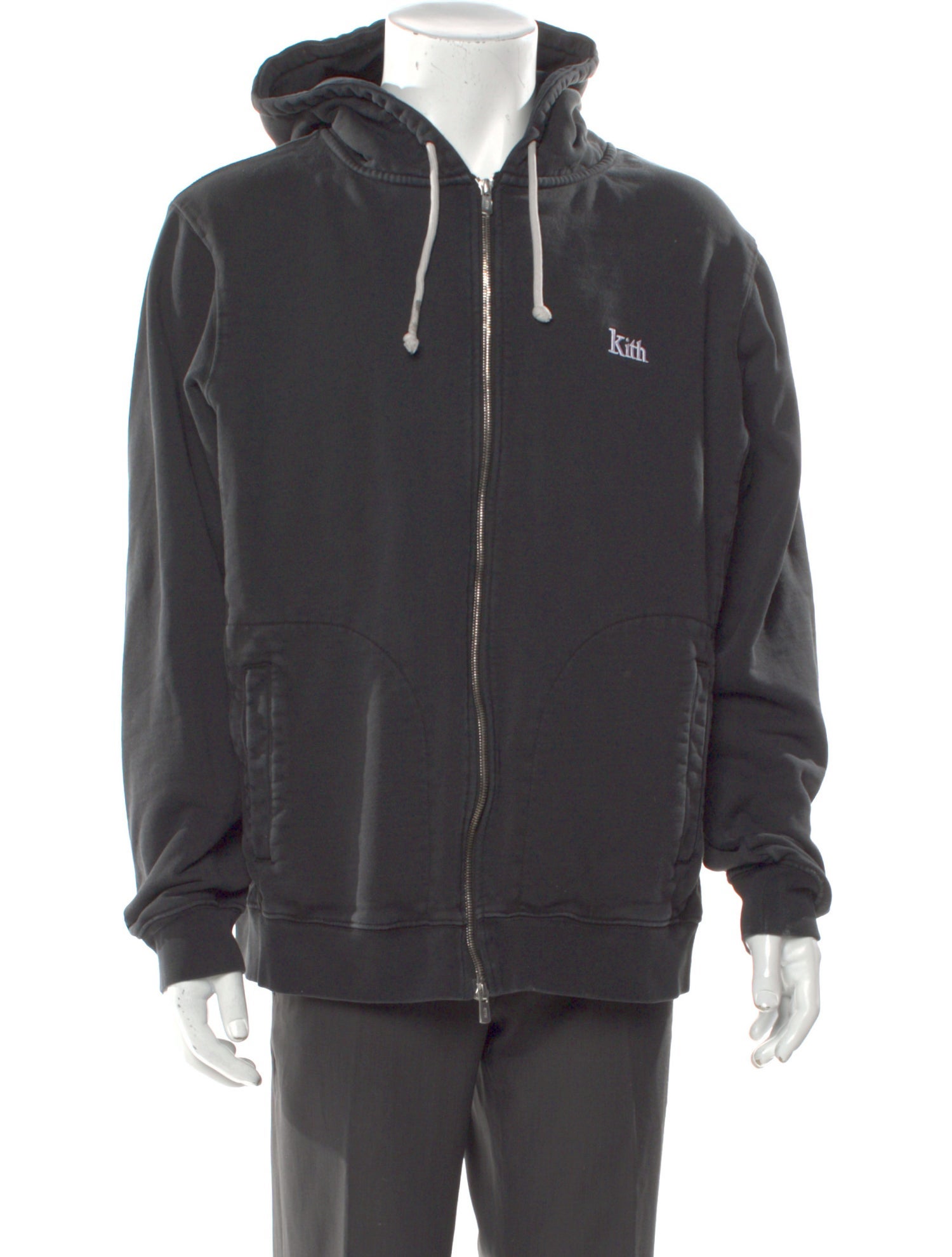 KITH V-Neck Long Sleeve Hoodie