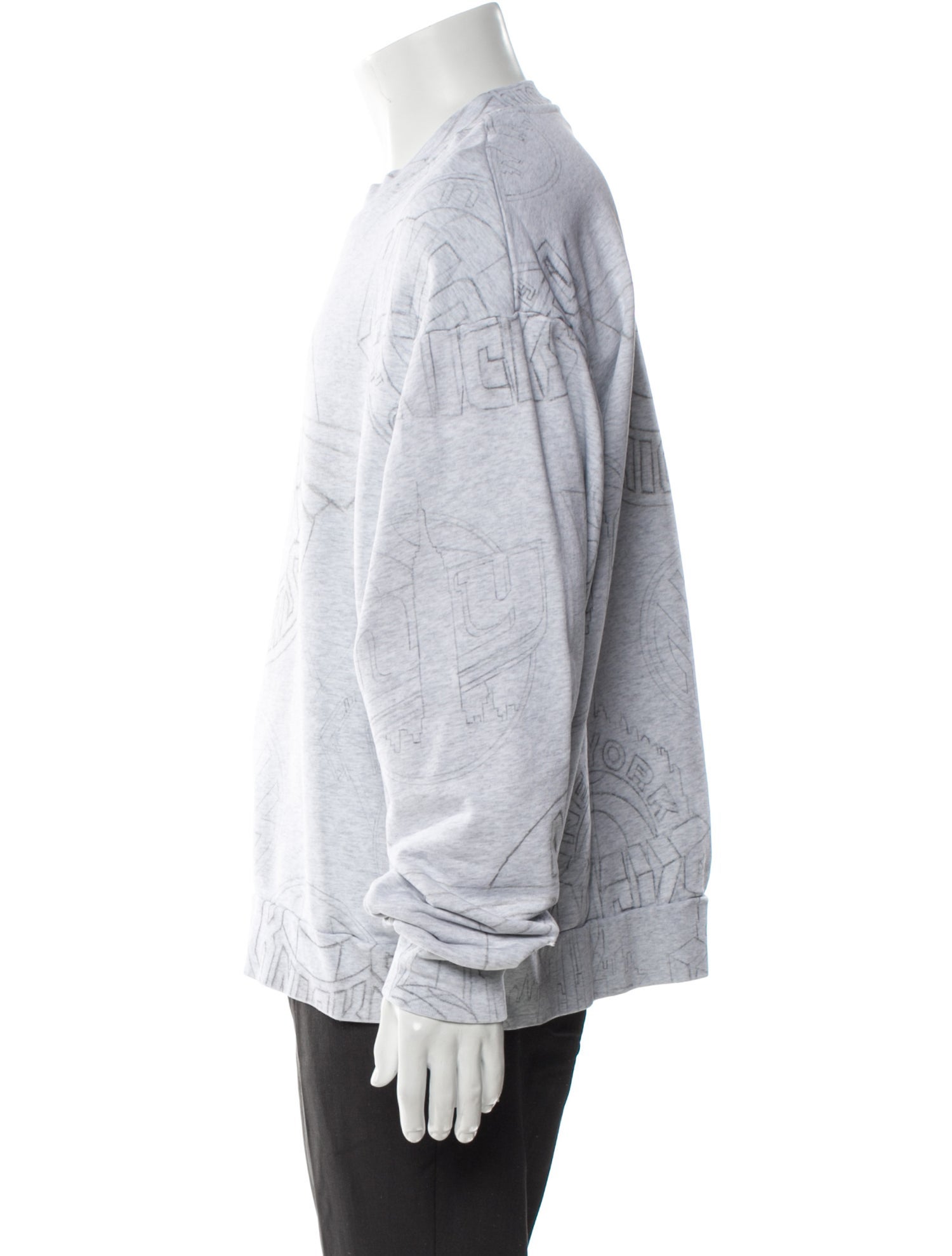 KITH Graphic Print Crew Neck Pullover