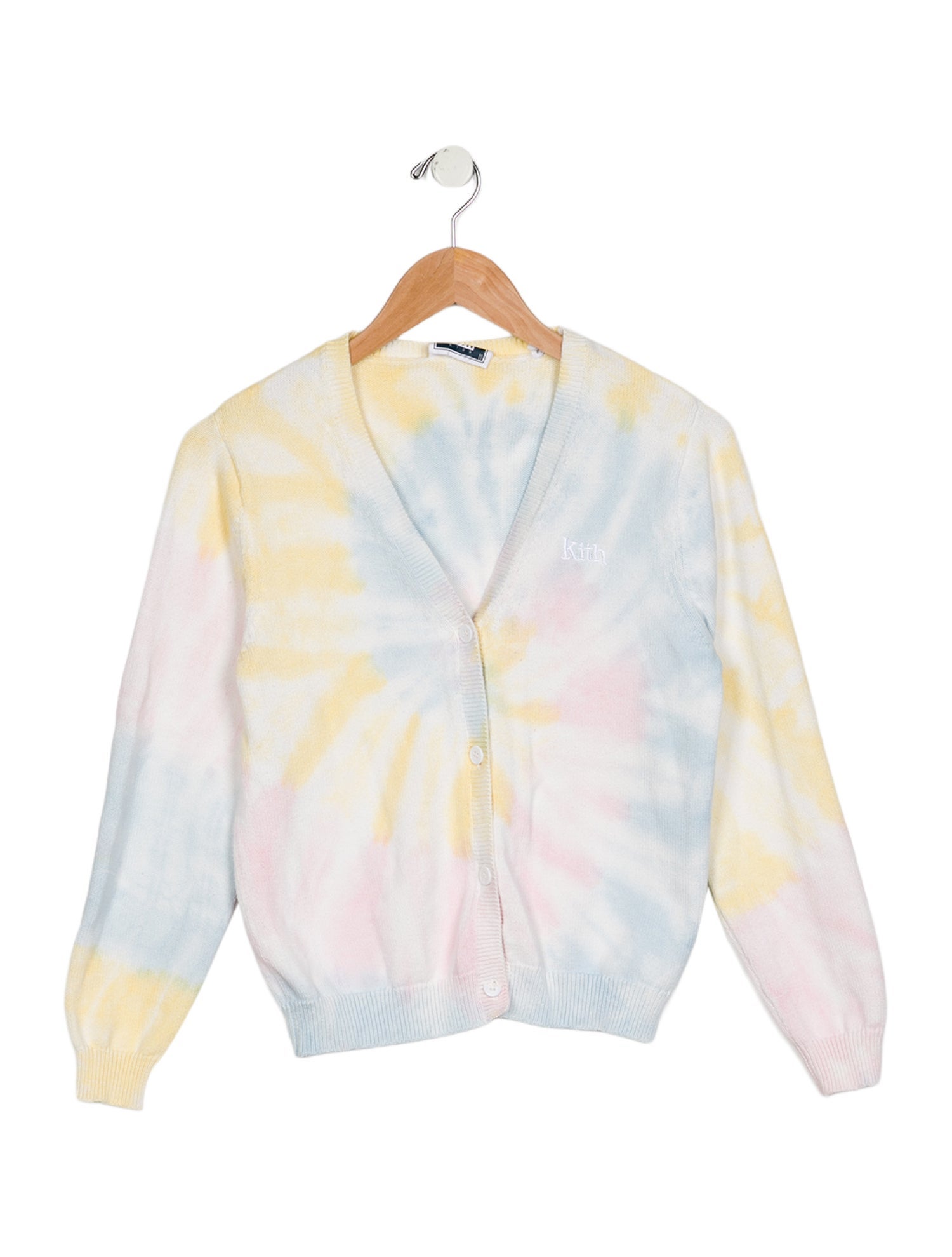 KITH Toddler Girls Button-Up Pattern Printed Cardigan