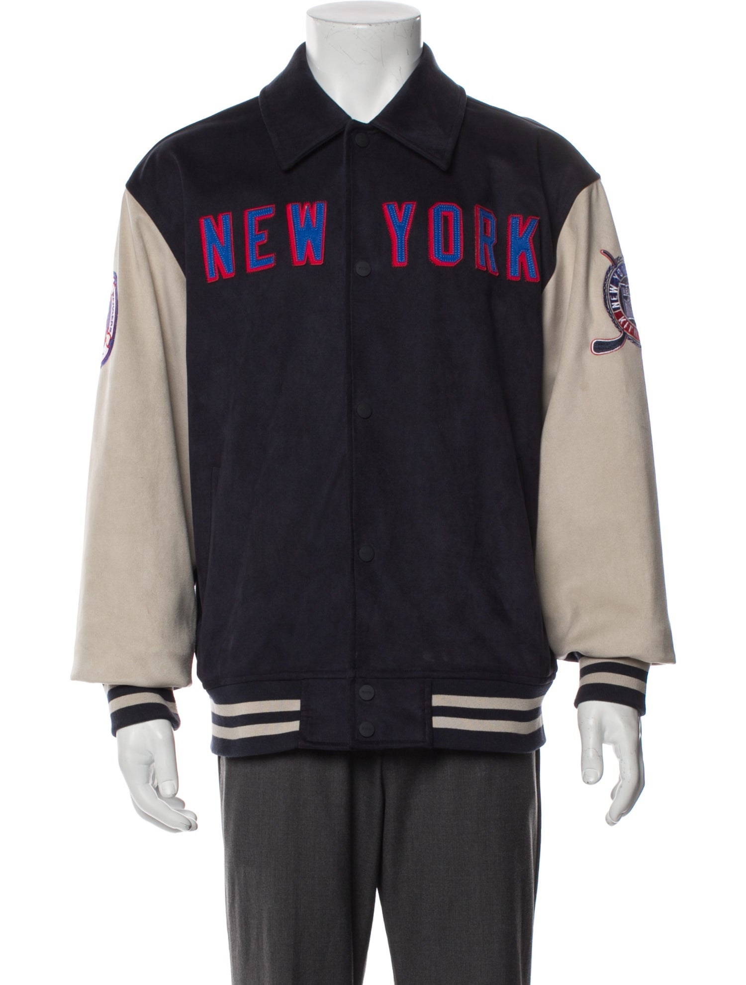 KITH Graphic Print Varsity Jacket