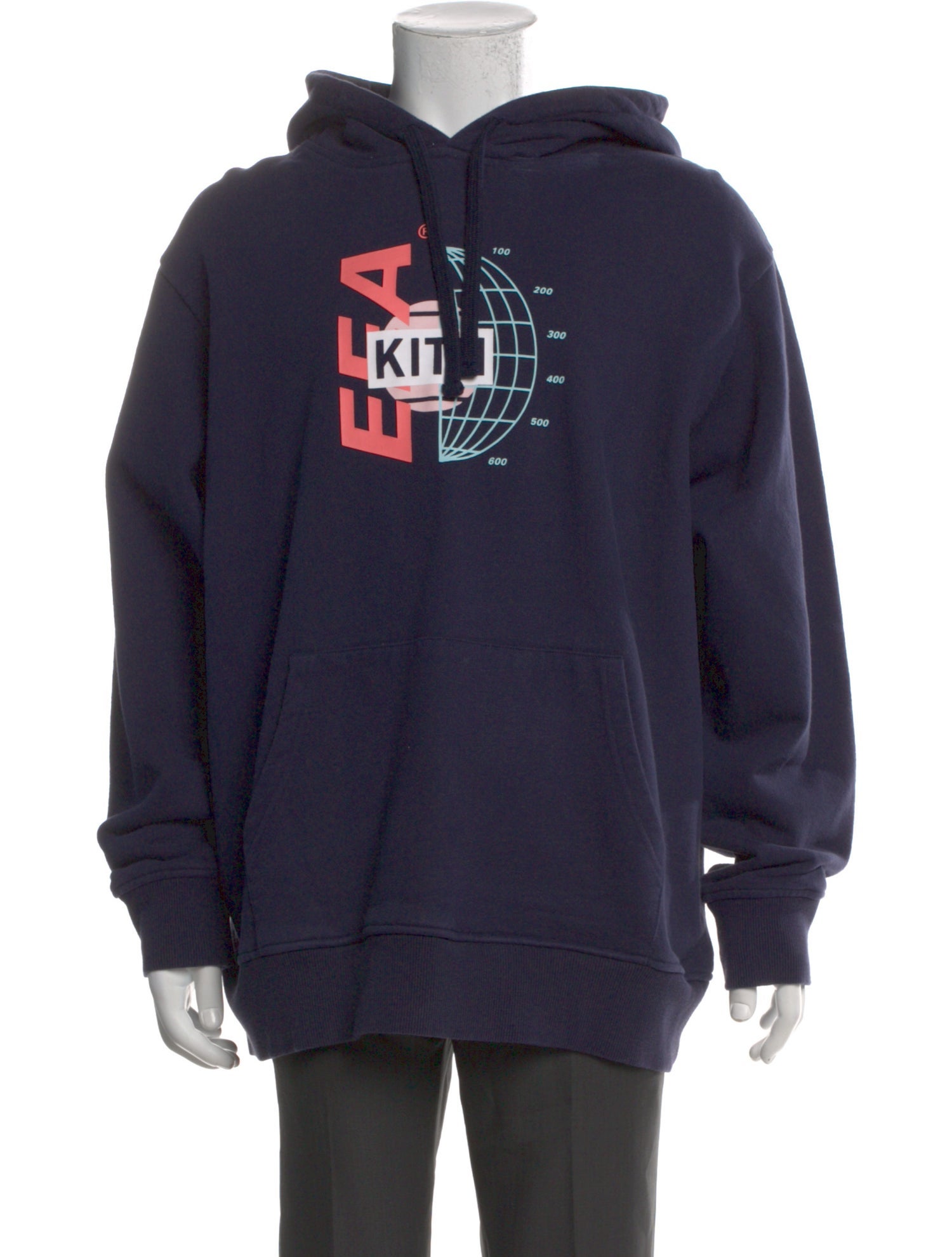 KITH Graphic Print Crew Neck Hoodie w/ Tags
