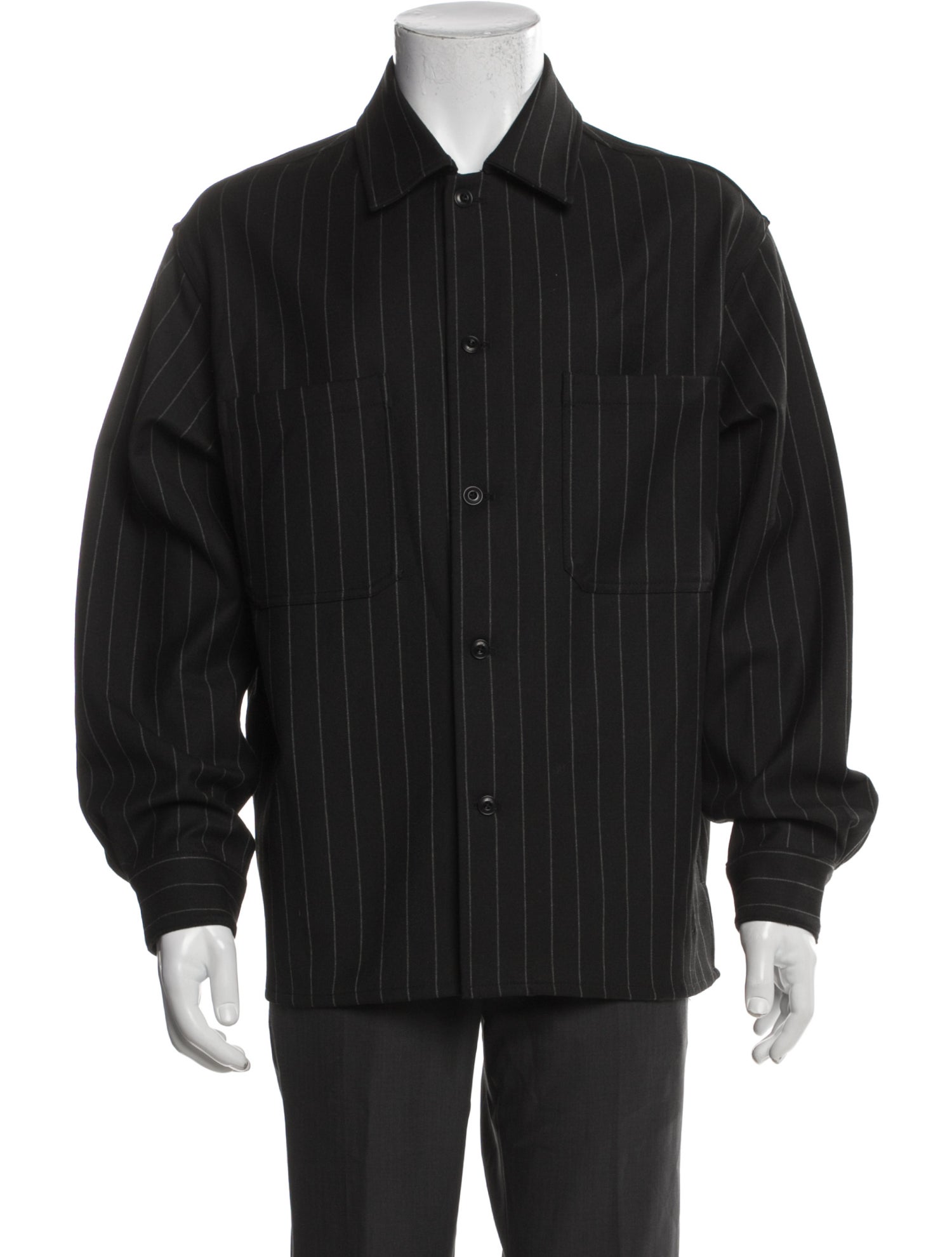 KITH Striped Embroidered Accent Blazer
