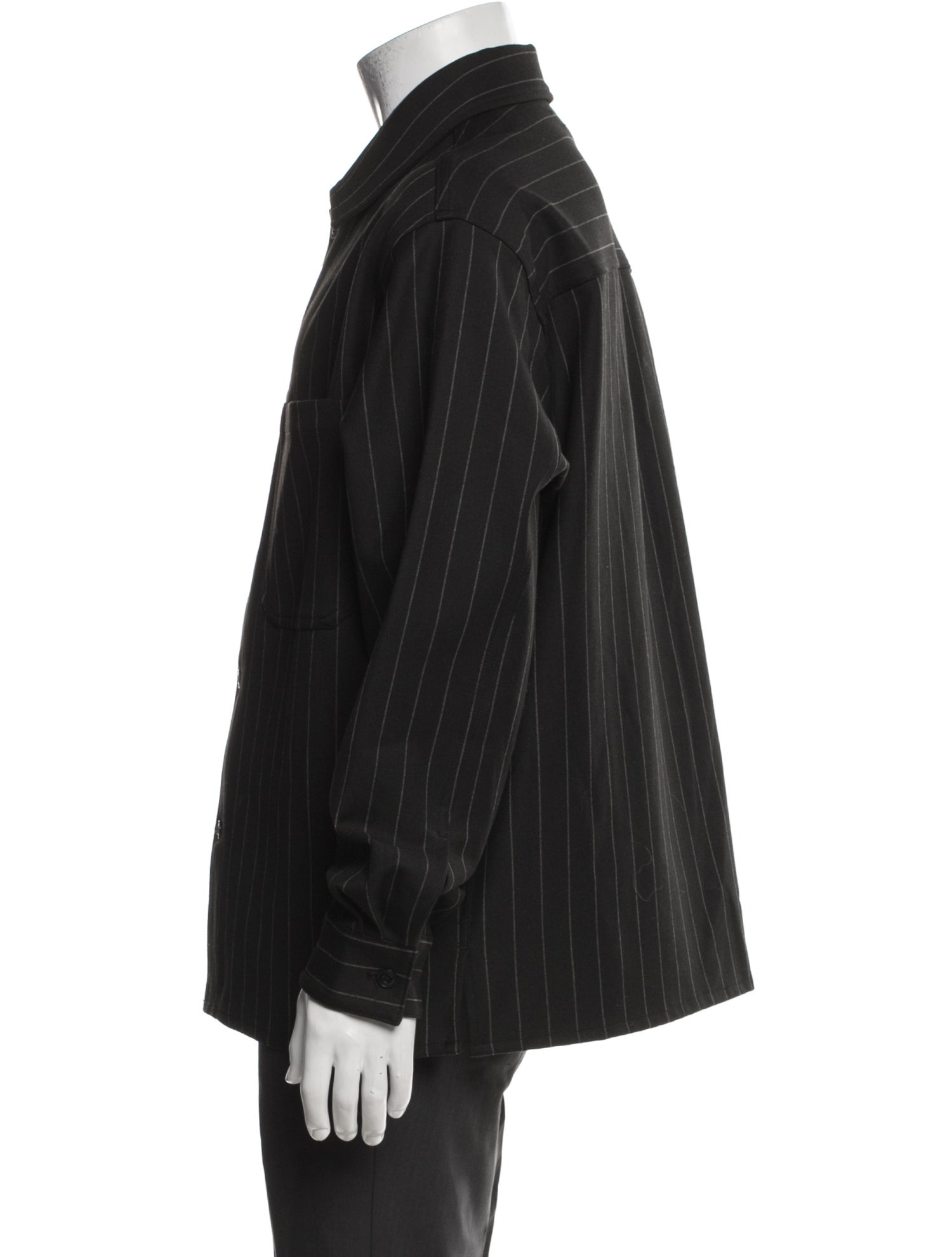 KITH Striped Embroidered Accent Blazer