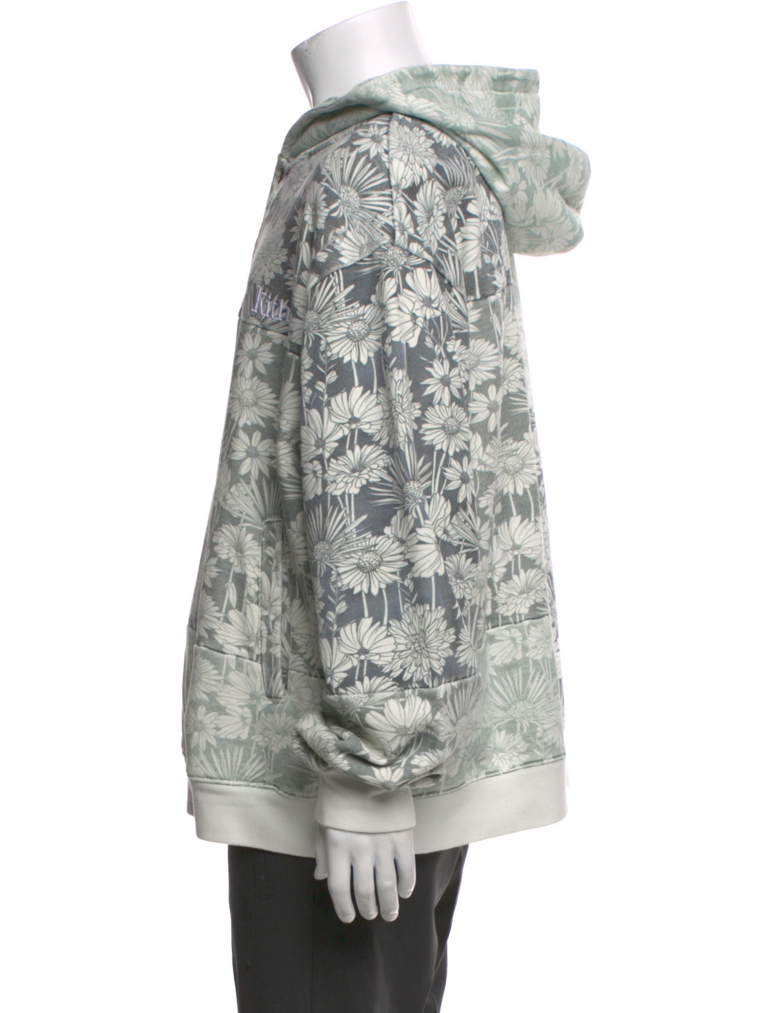 KITH Floral Print Crew Neck Hoodie w/ Tags