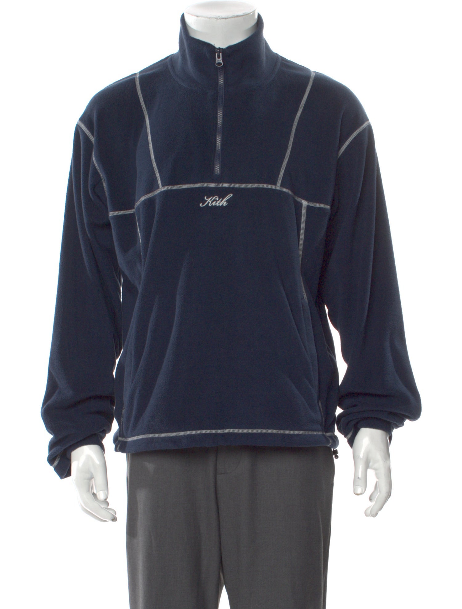 KITH Mock Neck Long Sleeve Sweatshirt