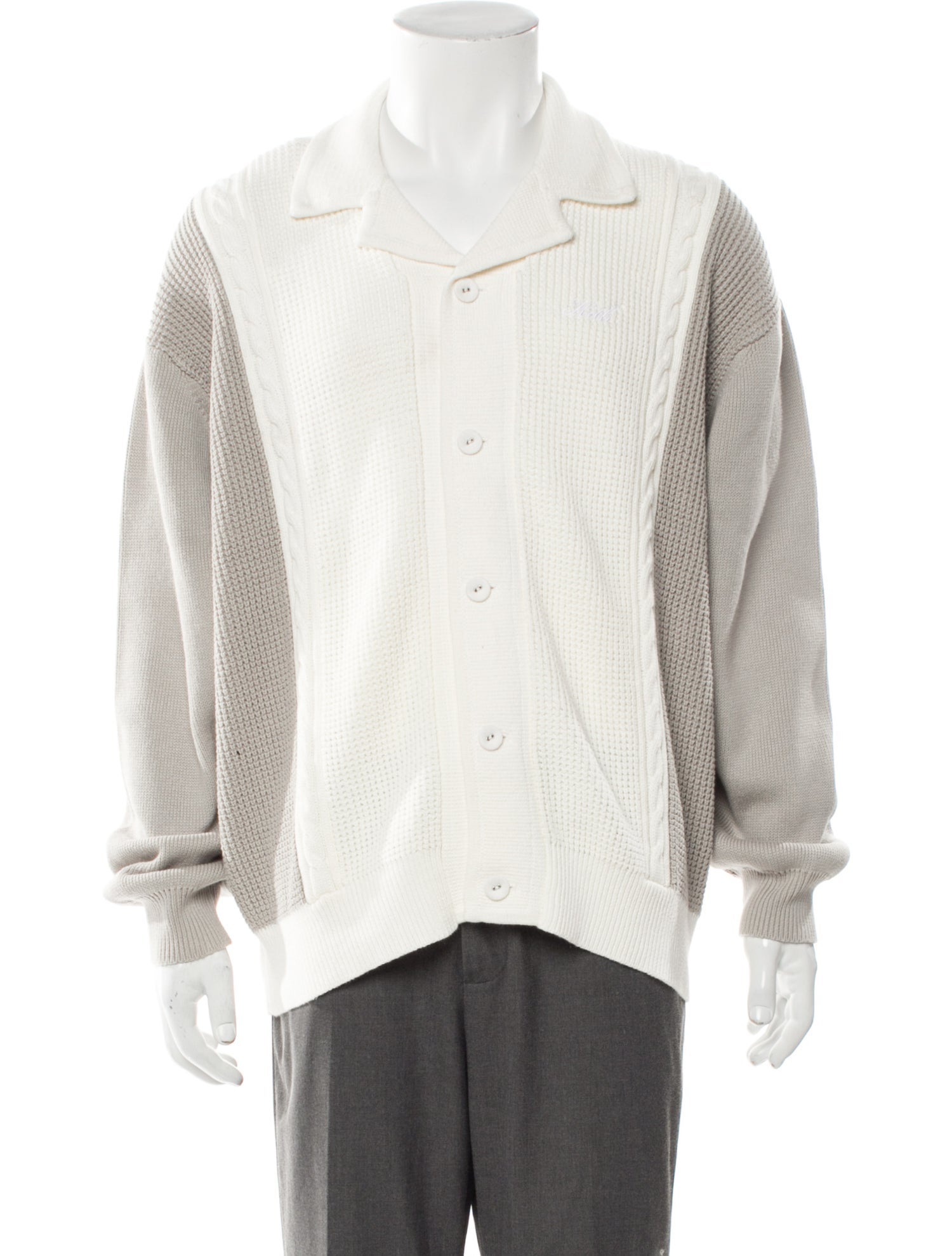 KITH Colorblock Pattern Collar Polo Sweater w/ Tags