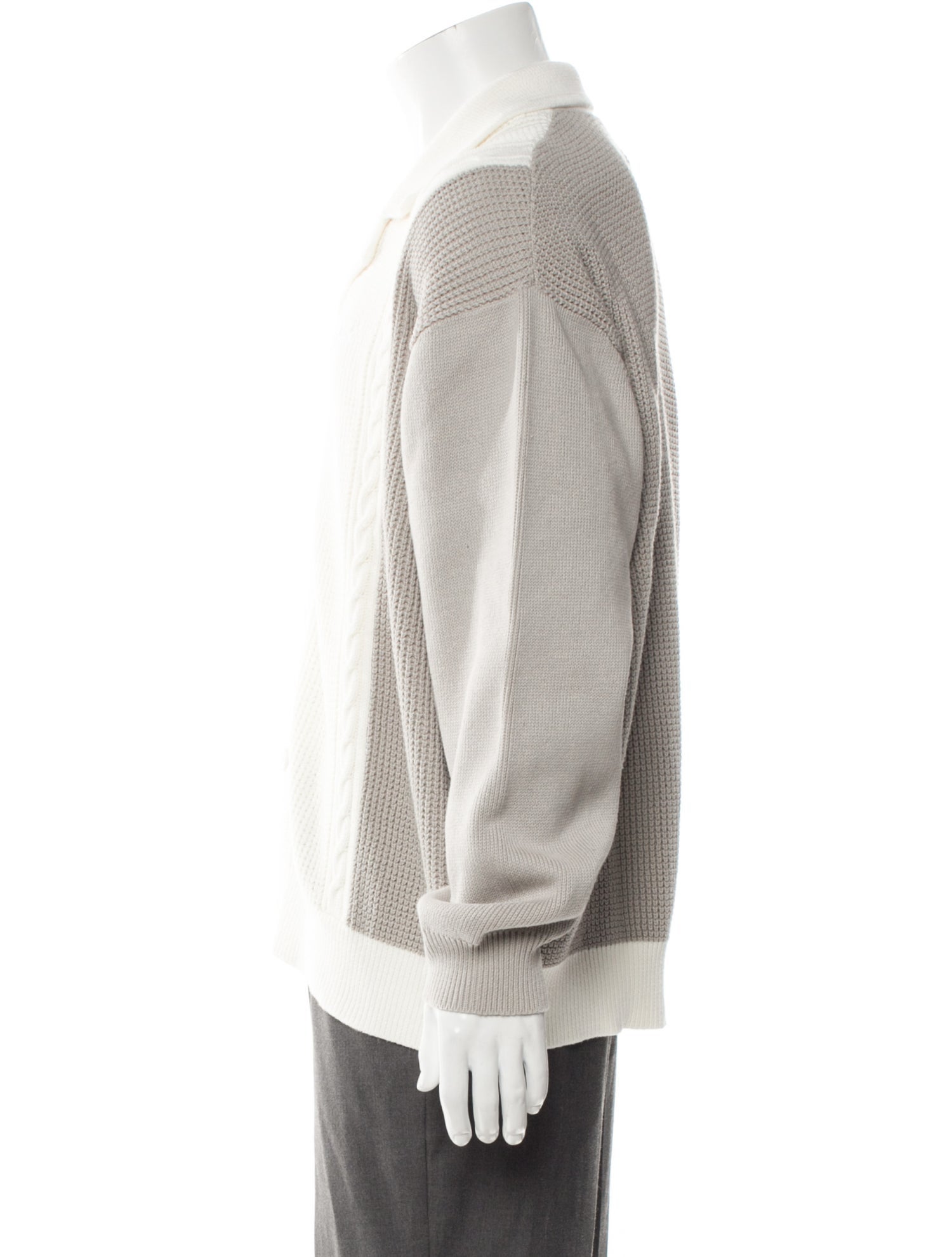 KITH Colorblock Pattern Collar Polo Sweater w/ Tags