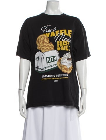 Pre-owned Kith Graphic Print Crew Neck T-shirt In Multi