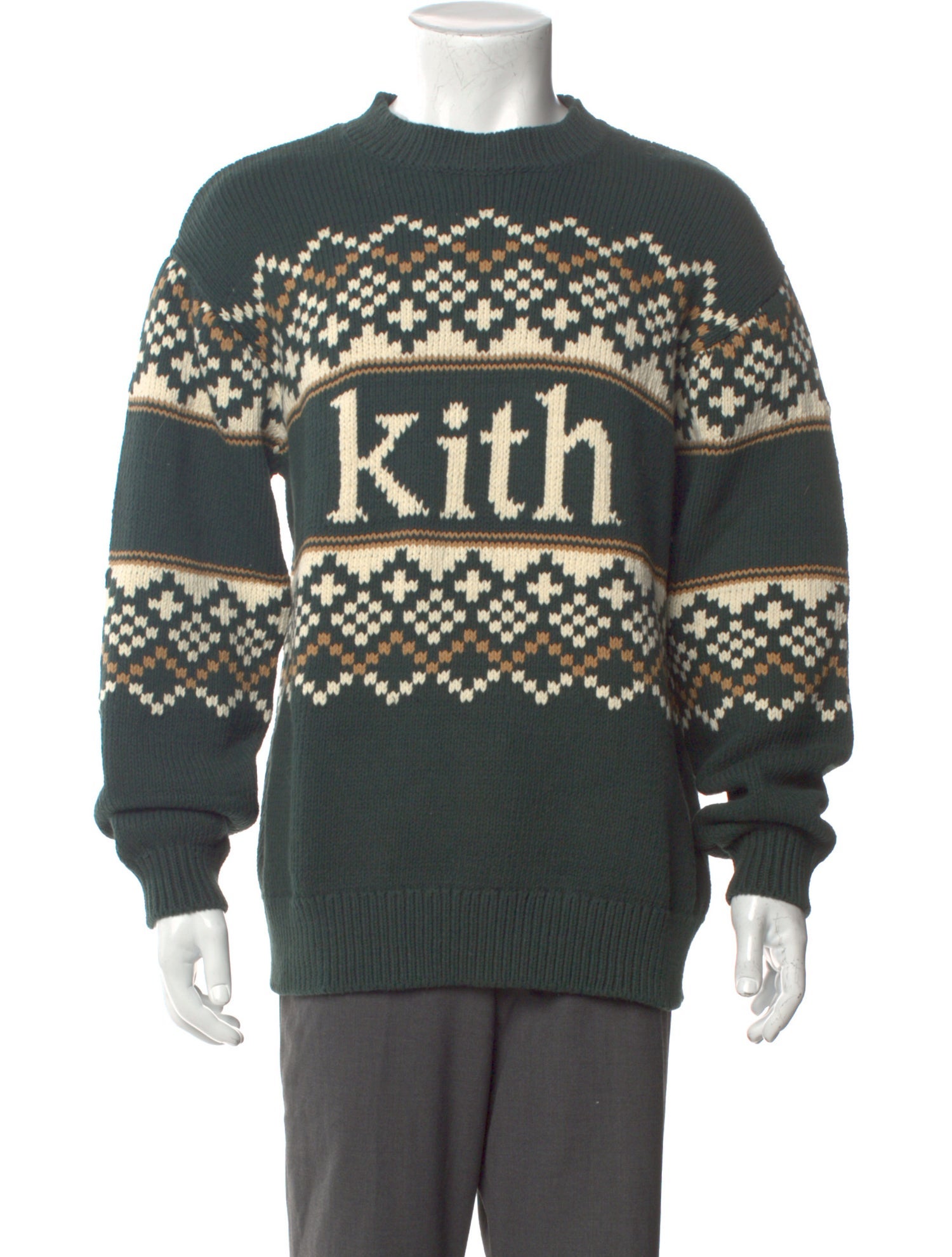KITH Graphic Print Crew Neck Pullover