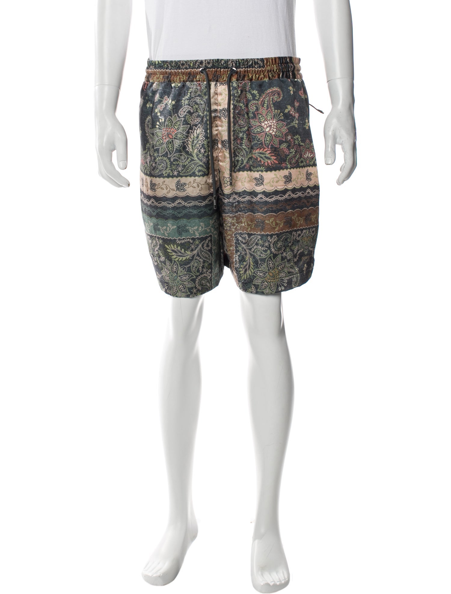 KITH Paisley Print Athletic Shorts