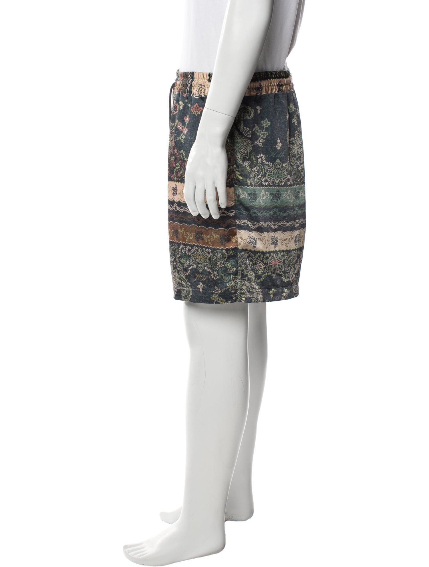 KITH Paisley Print Athletic Shorts