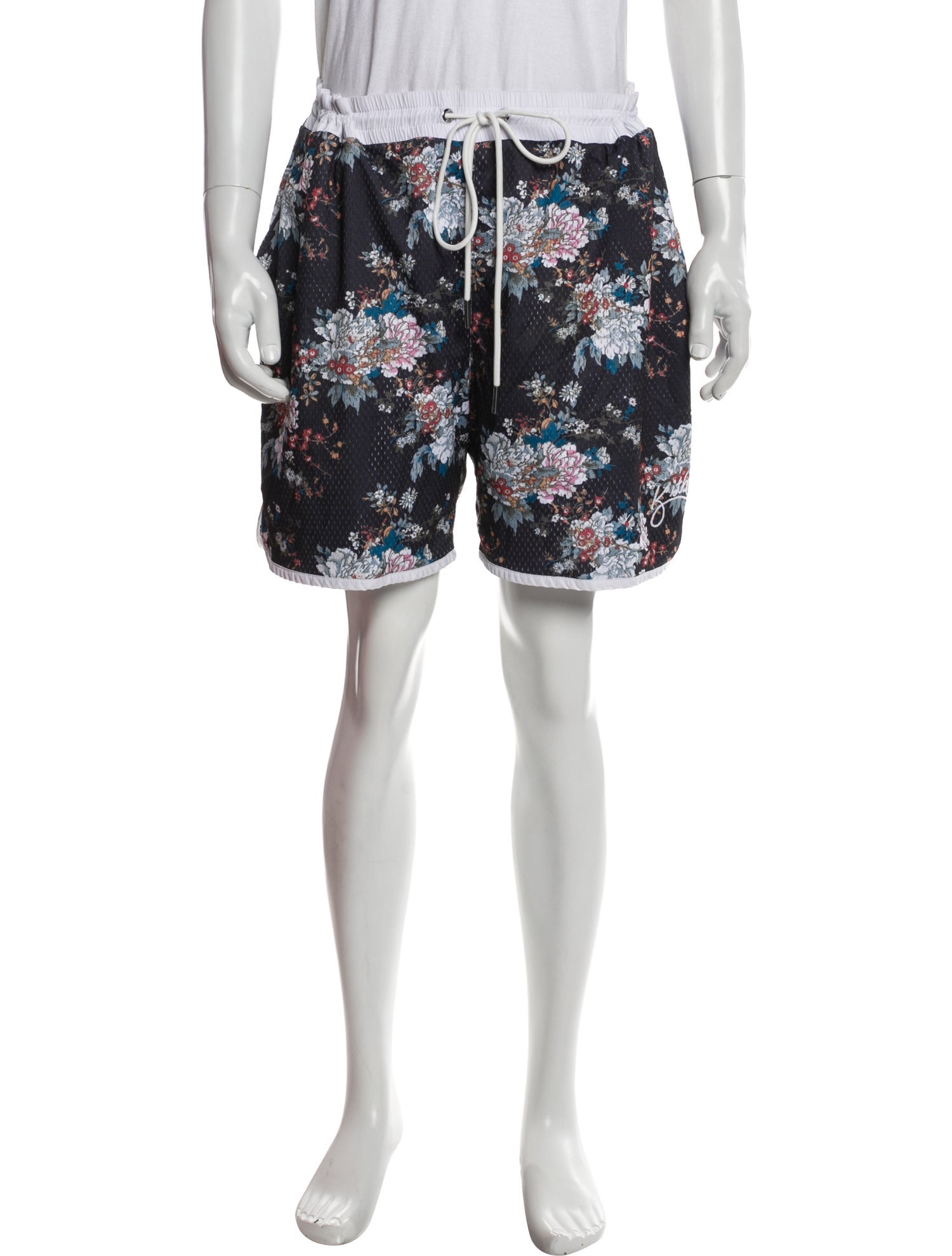 KITH Floral Print Jogger Shorts