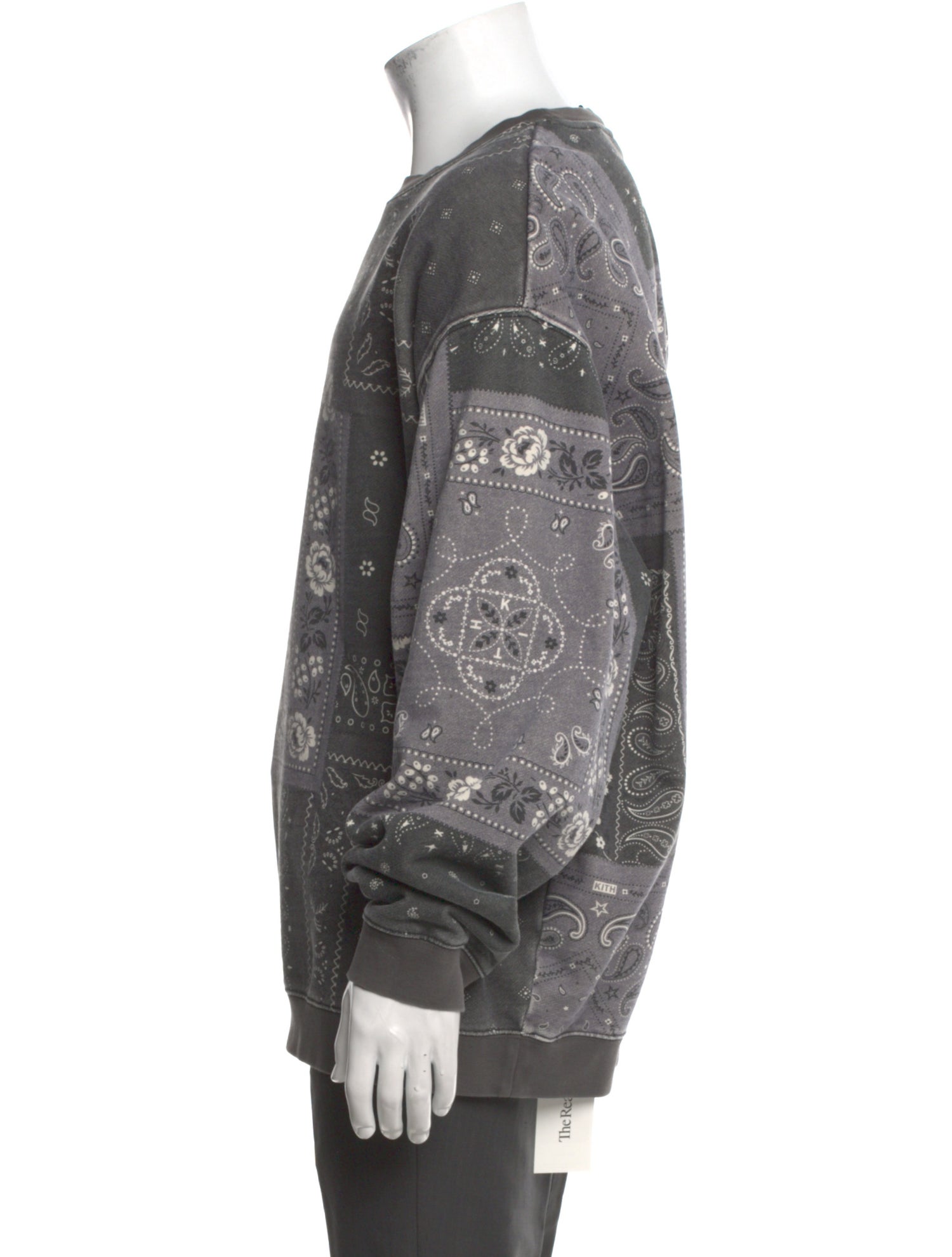 KITH Paisley Print Crew Neck Pullover