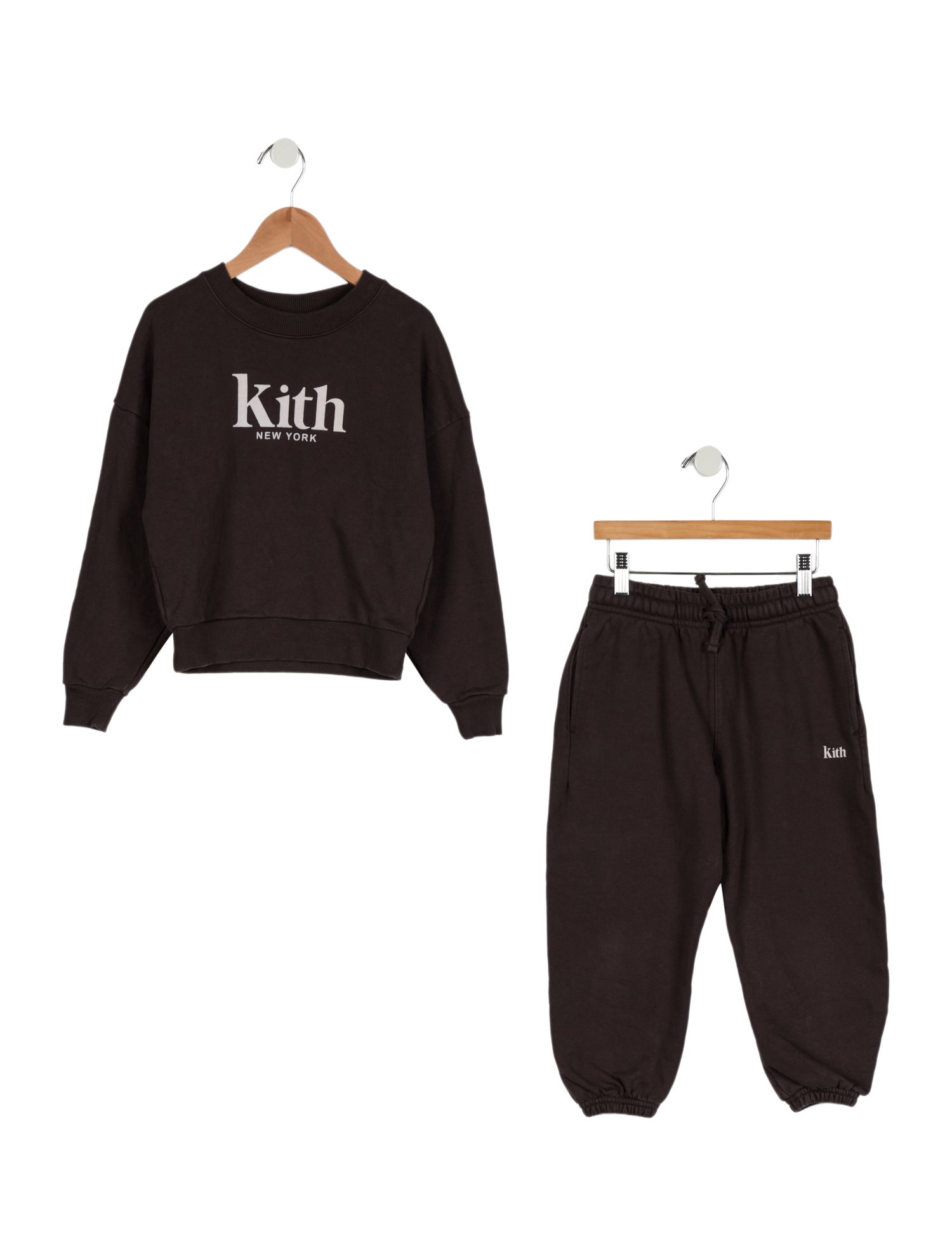 KITH Toddler Girls' Logo Print Sweat Suit