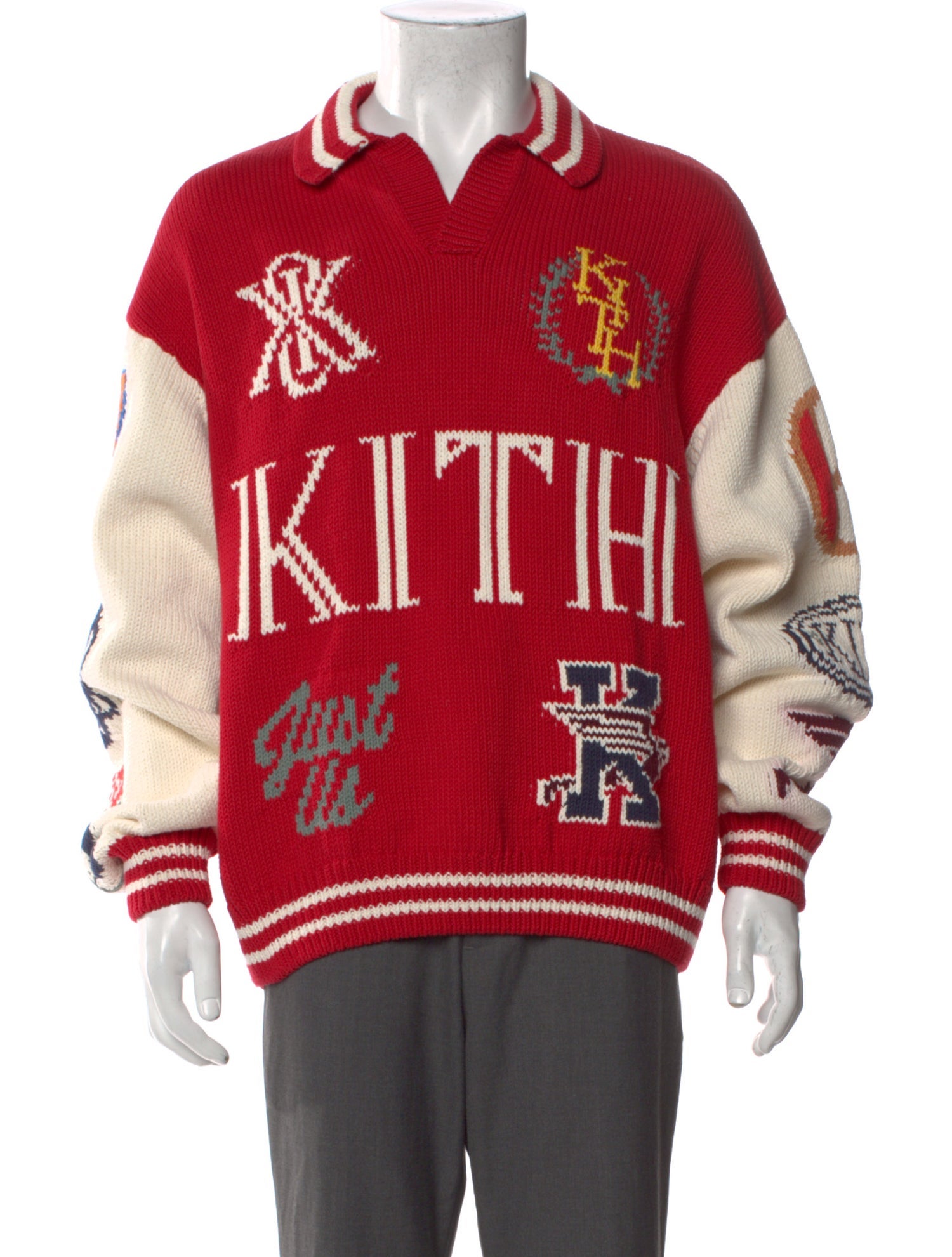 KITH 2025 Printed Polo Sweater