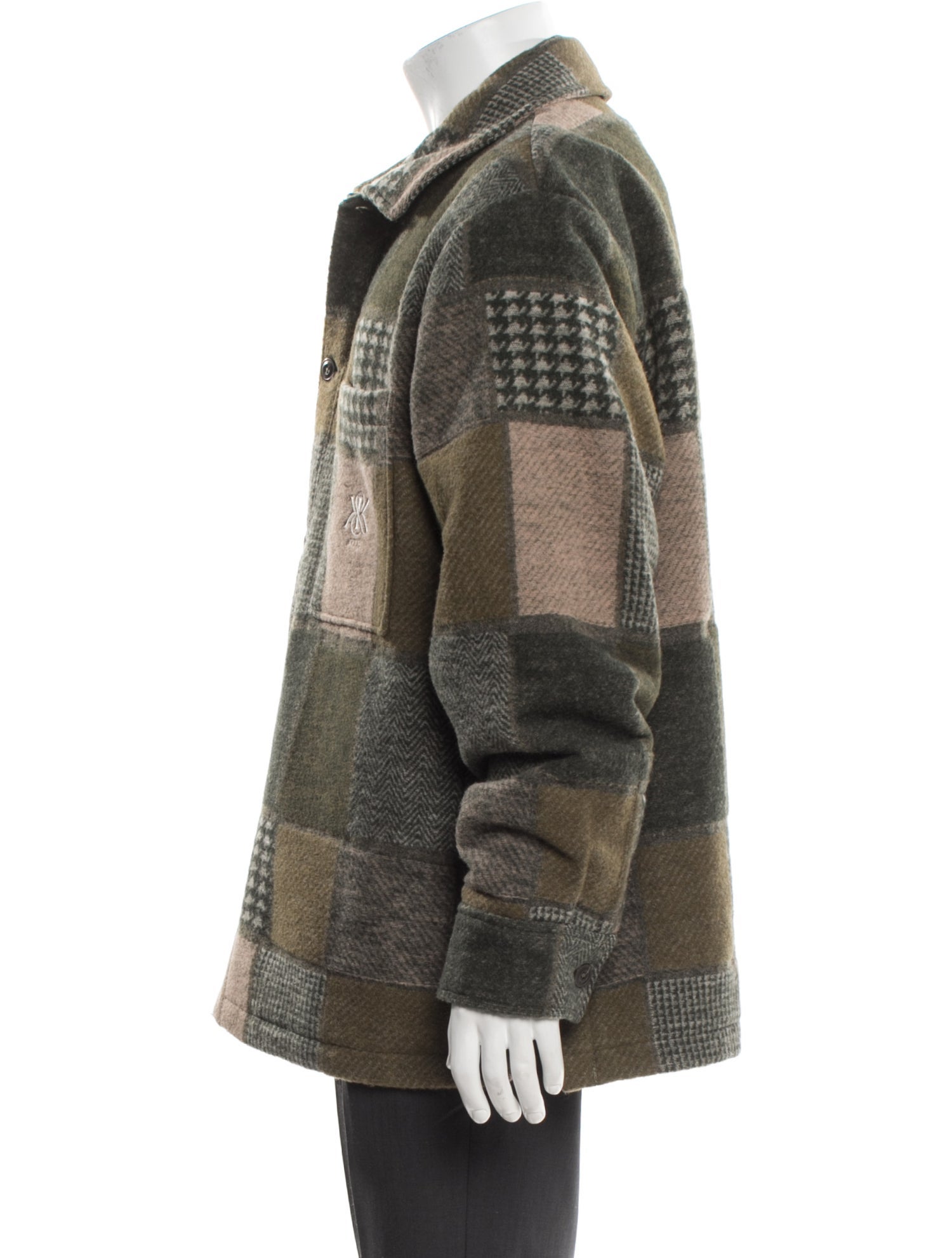 KITH Wool Plaid Print Jacket w/ Tags