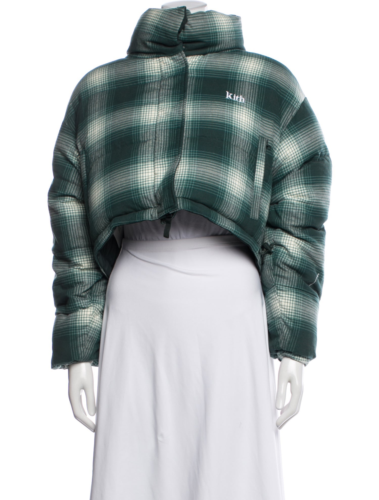 KITH Plaid Print Down Jacket