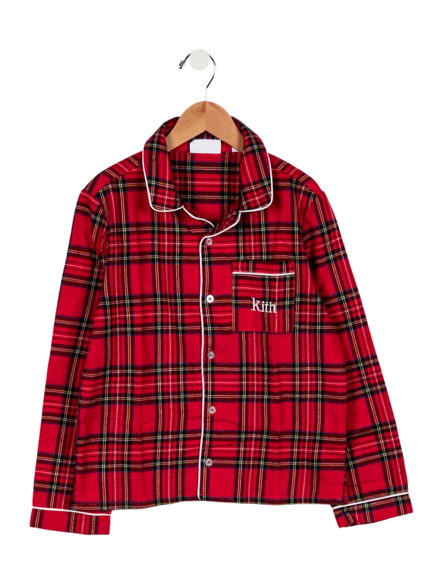 KITH Boys' Button Down Long Sleeve Shirt