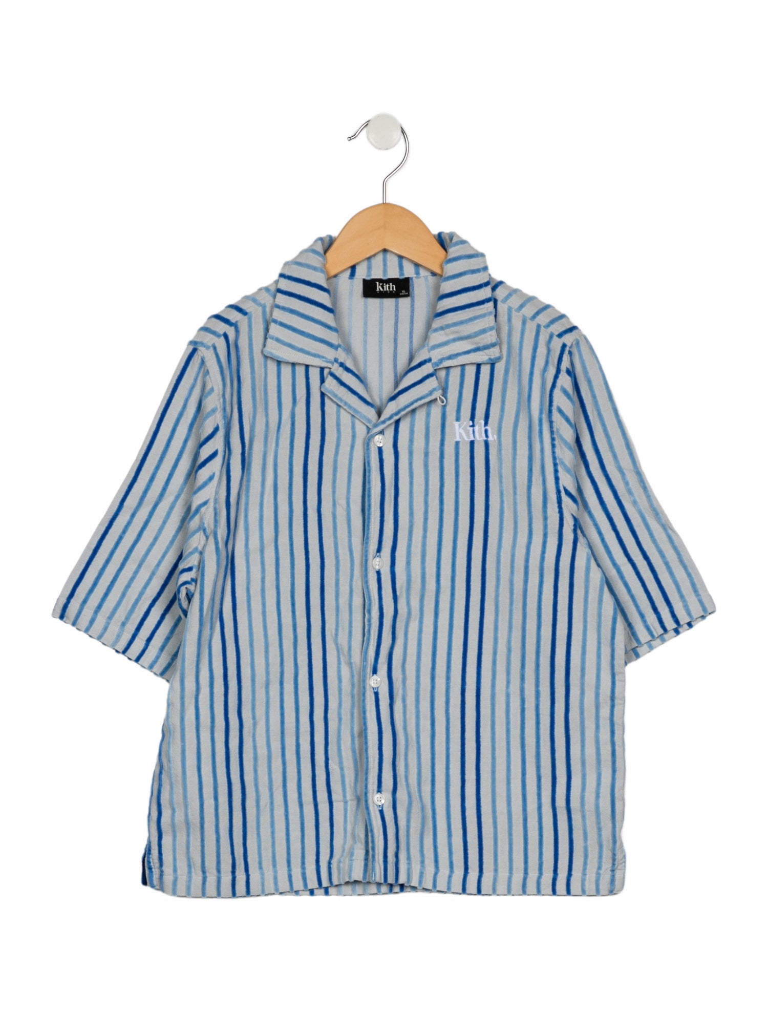 Kith Kids Boys Pattern Printed Button Closure Shirt