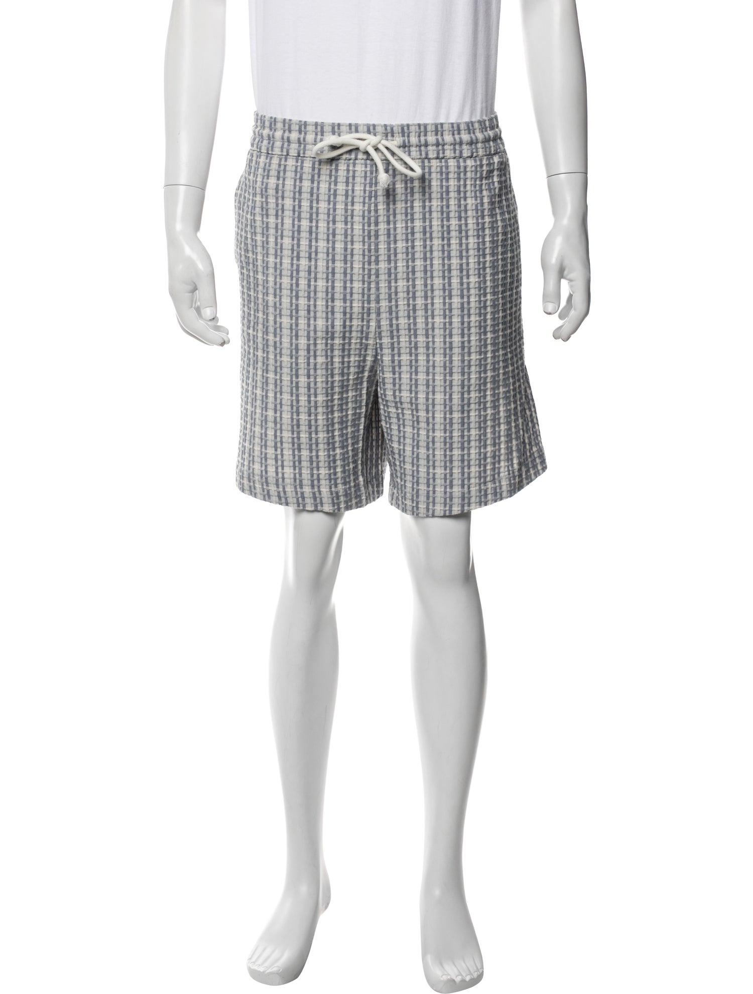 KITH Plaid Print Jogger Shorts