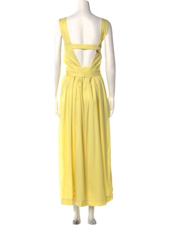 King & Tuckfield Wool Square Neckline Jumpsuit