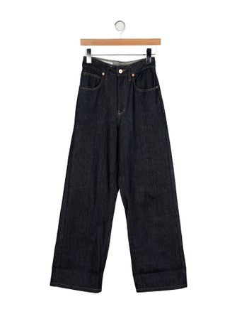 King & Tuckfield High-Rise Wide Leg Jeans