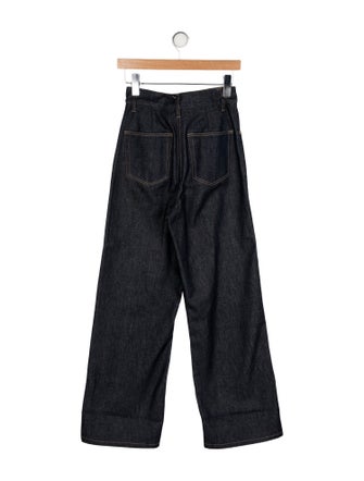 King & Tuckfield High-Rise Wide Leg Jeans