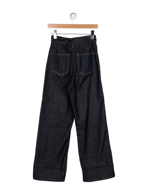 King & Tuckfield High-Rise Wide Leg Jeans