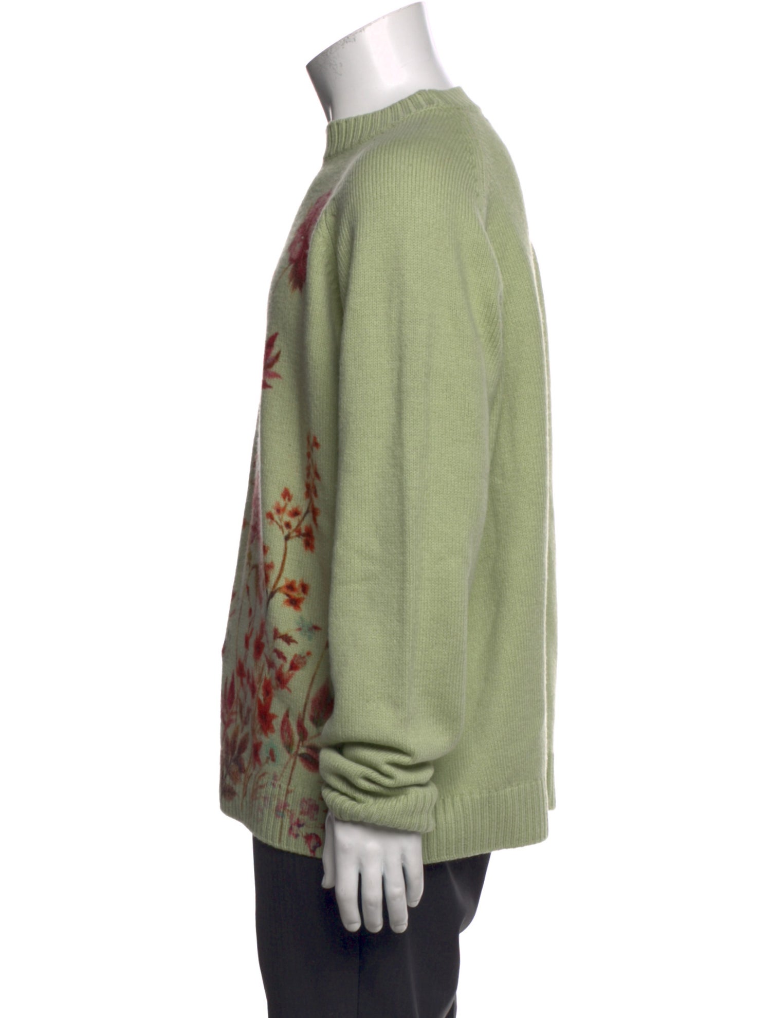 King & Tuckfield Merino Wool Graphic Print Pullover