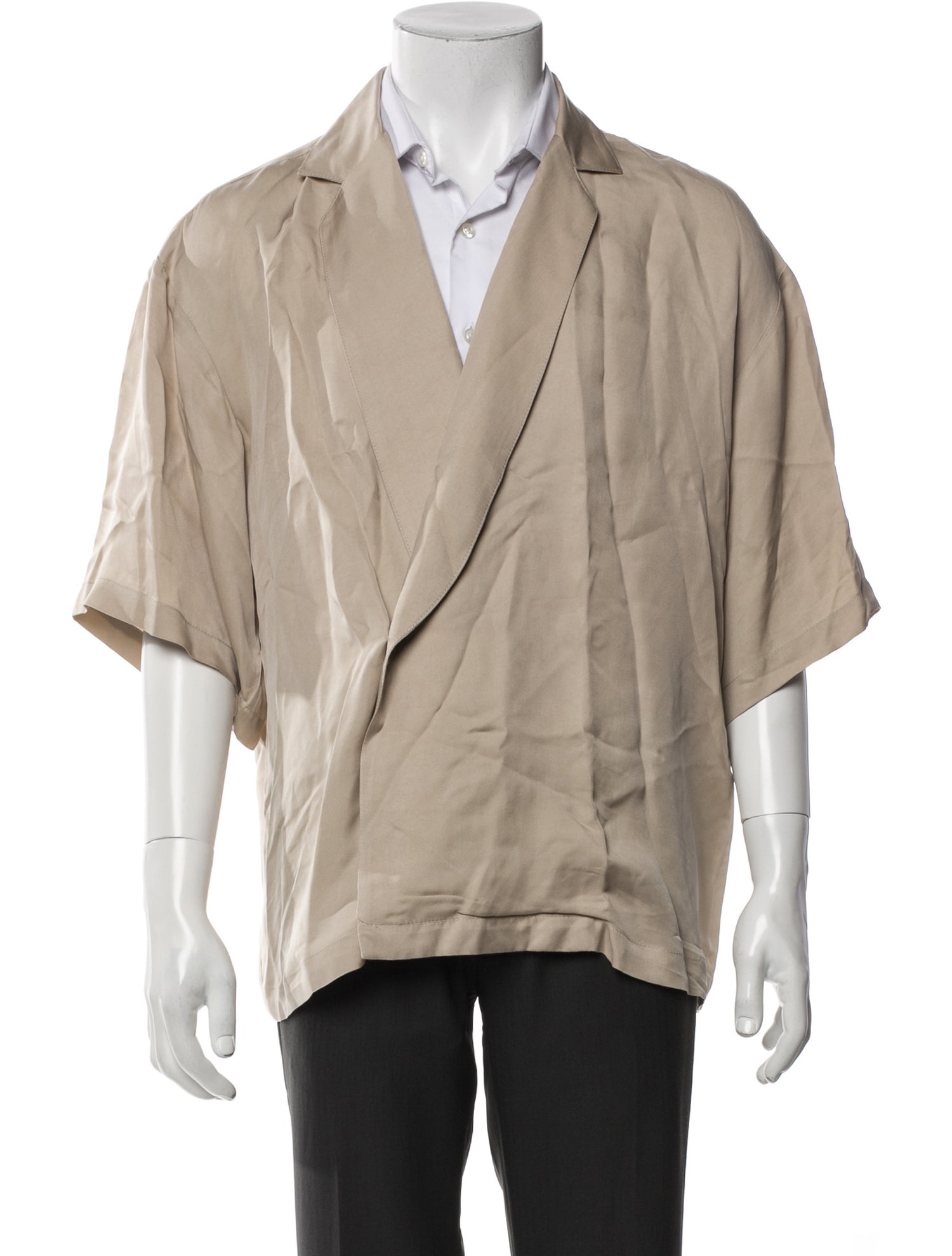 King & Tuckfield Three-Quarter Sleeve Dress Shirt