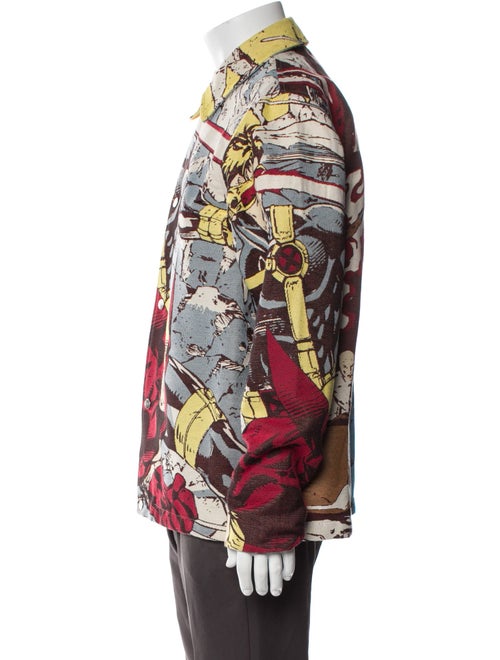 KITH x Marvel 2023 X-Men Tapestry Coaches Denim Jacket