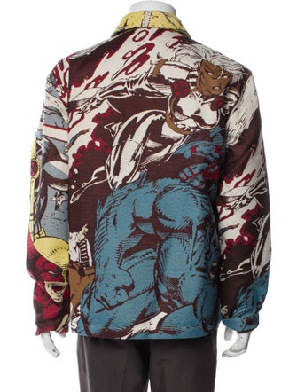 KITH x Marvel 2023 X-Men Tapestry Coaches Denim Jacket