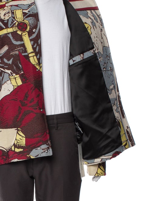 KITH x Marvel 2023 X-Men Tapestry Coaches Denim Jacket