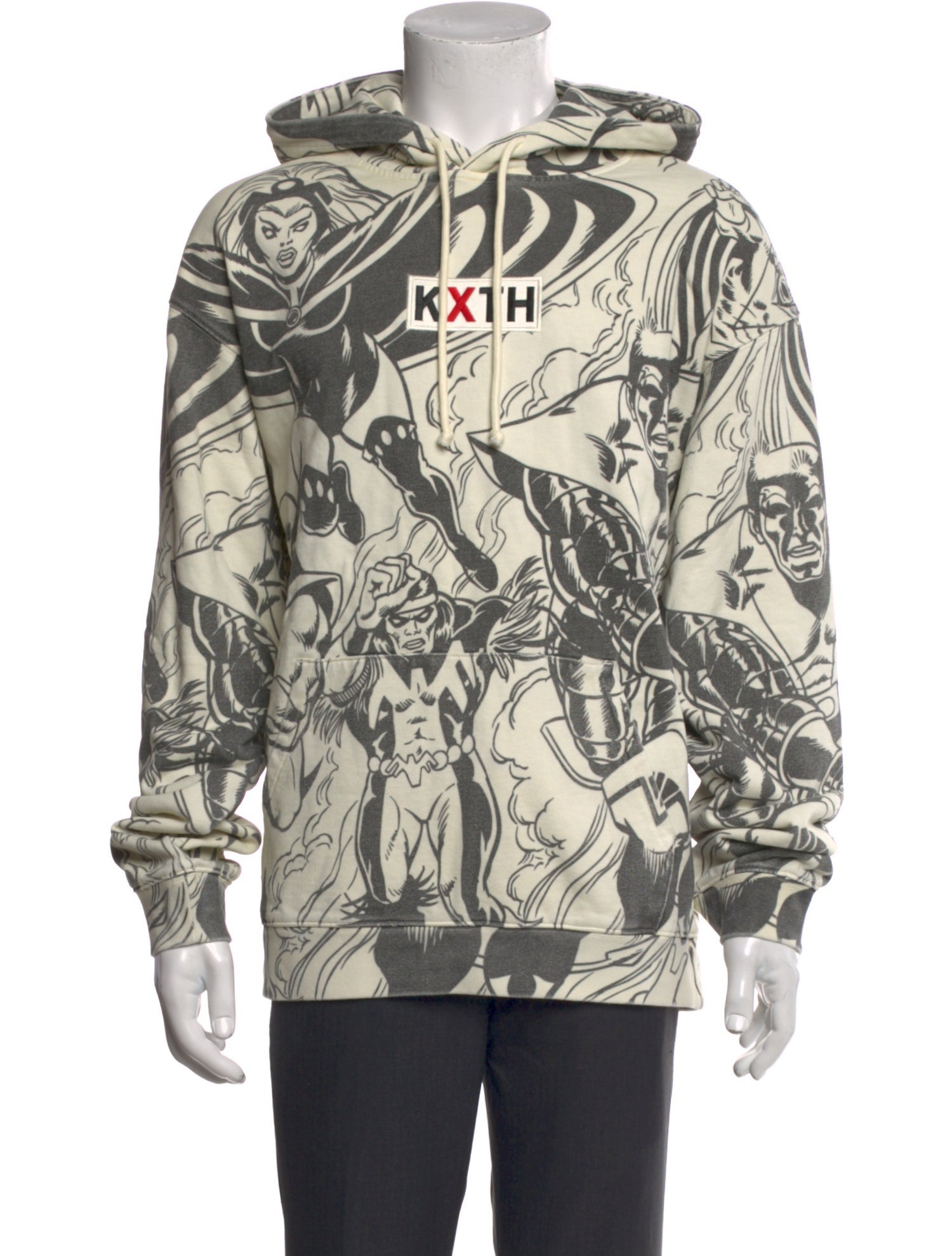 KITH x Marvel Printed Crew Neck Hoodie