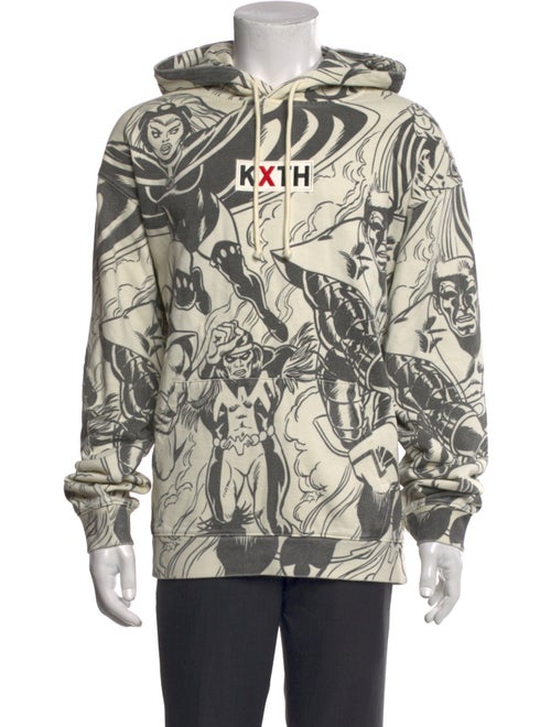 KITH x Marvel Printed Crew Neck Hoodie