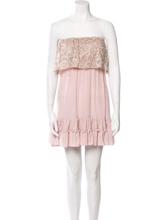 Kite and Butterfly Lace Mini Dress