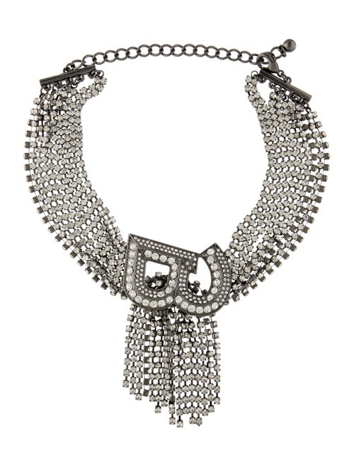 Kenneth Jay Lane x Brandon Maxwell Shower B Choker Necklace