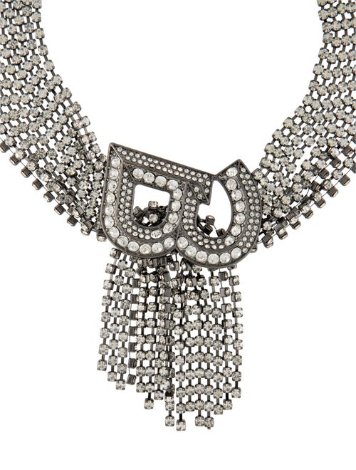 Kenneth Jay Lane x Brandon Maxwell Shower B Choker Necklace