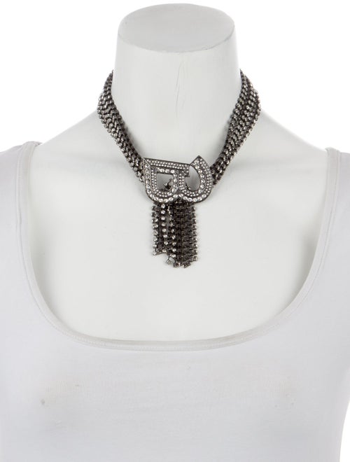 Kenneth Jay Lane x Brandon Maxwell Shower B Choker Necklace