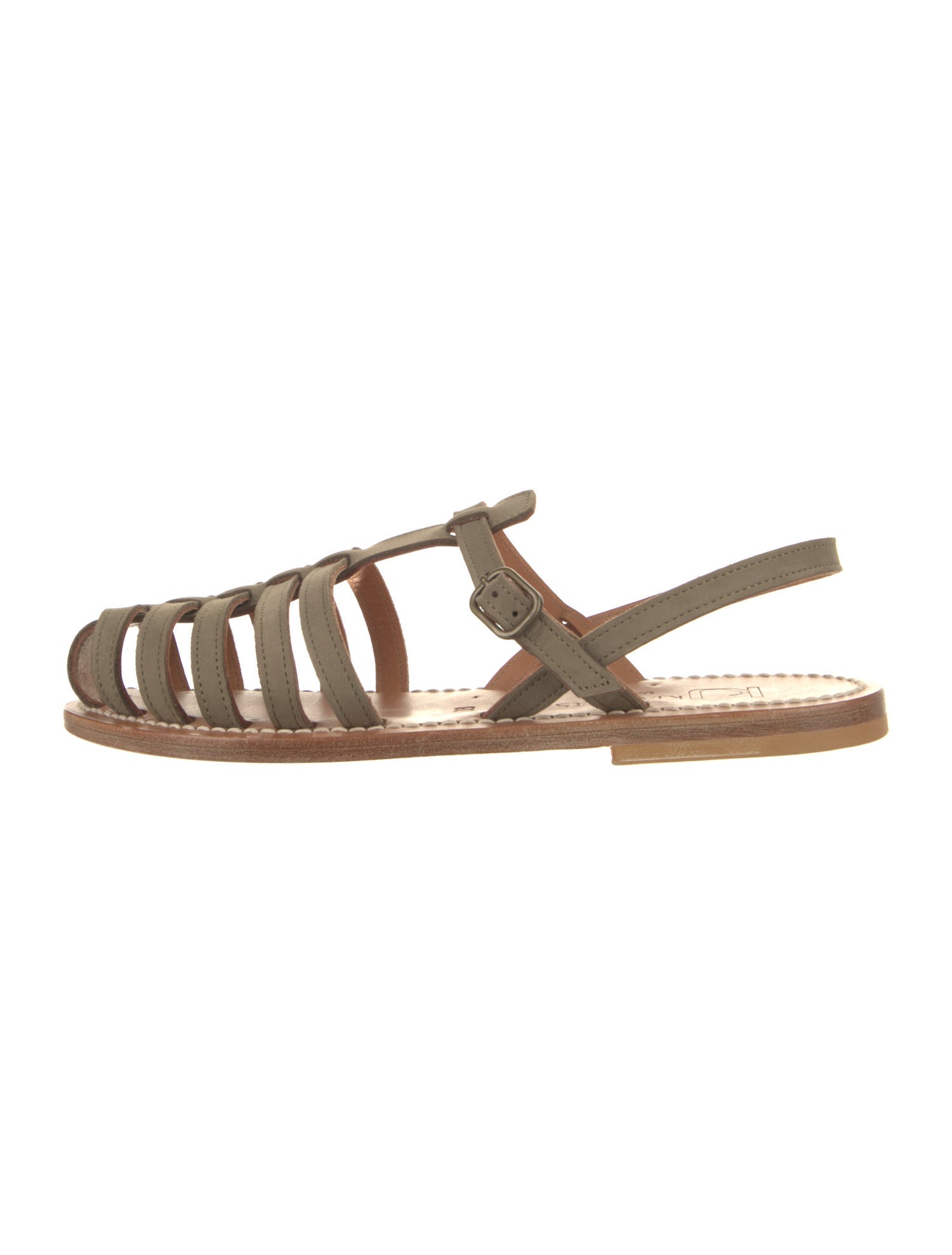 K.Jacques Suede Slingback Sandals