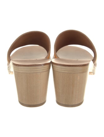 K.Jacques Leather Slides