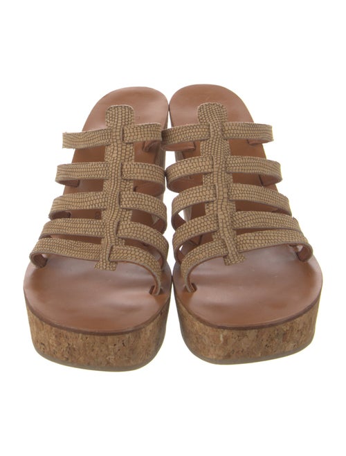 K.Jacques Leather Slides