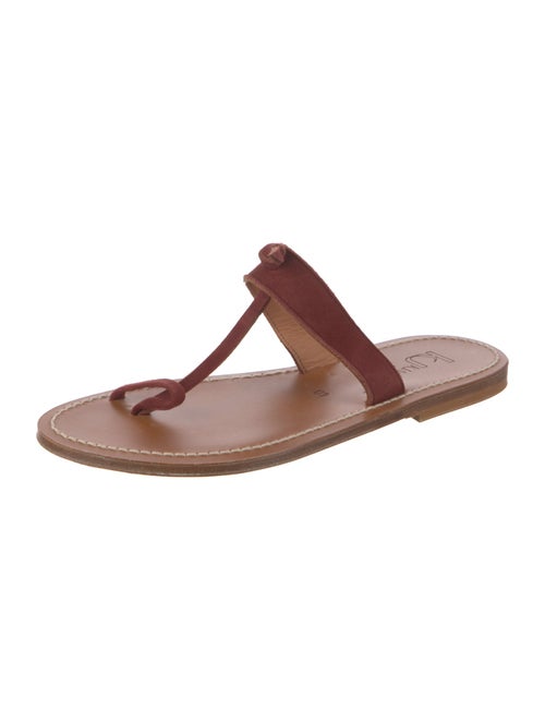 K.Jacques Suede Slides