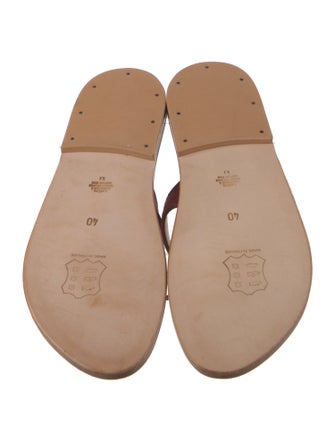 K.Jacques Suede Slides