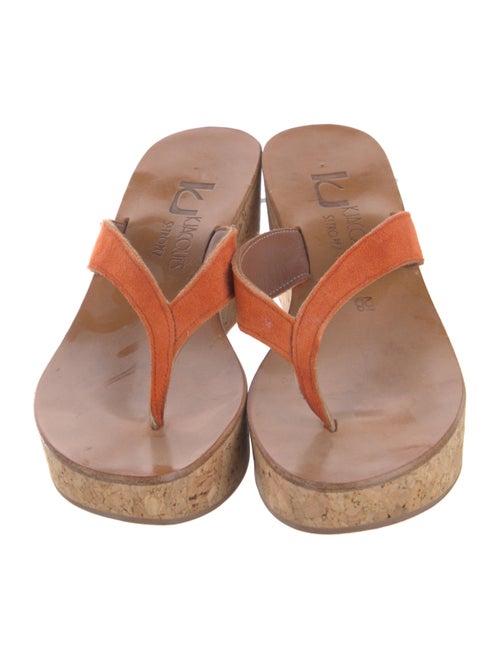 K.Jacques Leather Slides