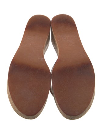 K.Jacques Leather Slides